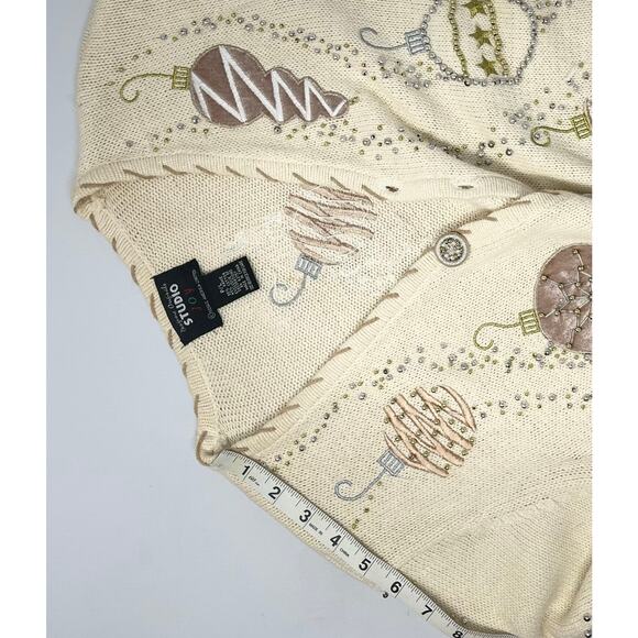 Vintage Designers Originals Studio Joy Ugly Sweater few stains Size L Pre-Owned - Picture 4 of 14
